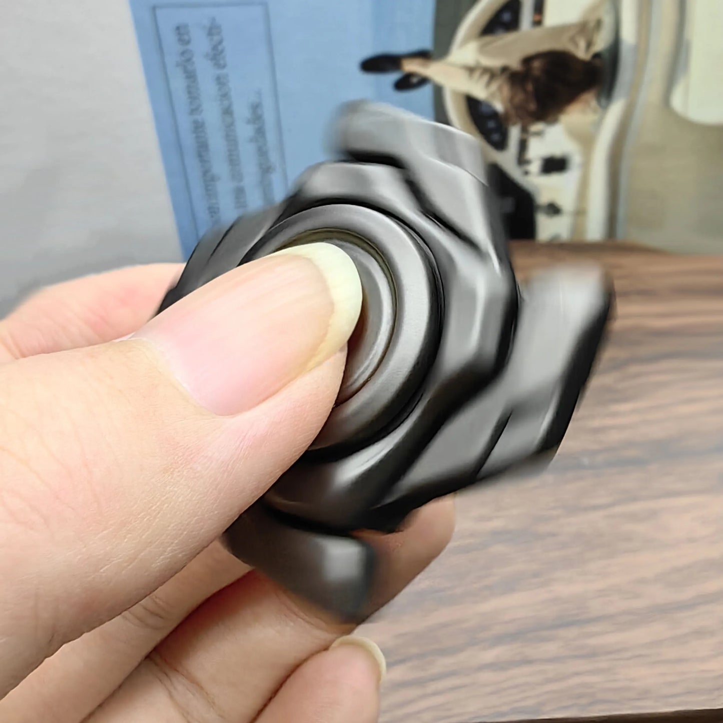 EDC Fidget Sliders MINI Open Armor Spinning Top Fidget Toys Stress Relief For Adults Magnetic Metal Toys Anxiety And Stress Reli
