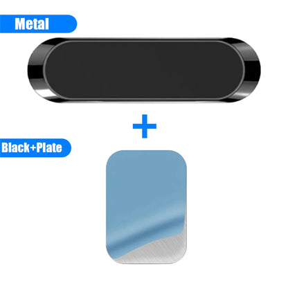 Simple Mini Strip Shape Magnetic Car Phone Holder Car Accessories GPS Navigation Support Stand for iPhone Huawei Samsung Xiaomi