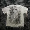 American New Retro Trend Printed Long Sleeve 90s Street Hip-Hop Harajuku T-shirt Men Fashion Gothic Casual Pure Cotton Loose Top