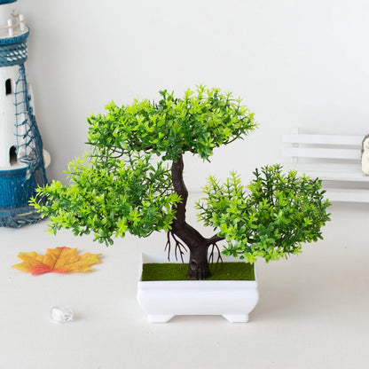 A Set of Artificial Bonsai Trees, Plants, New Homes, Decorations for Christmas, Halloween, Easter, Hanukkah, and Thanksgiving