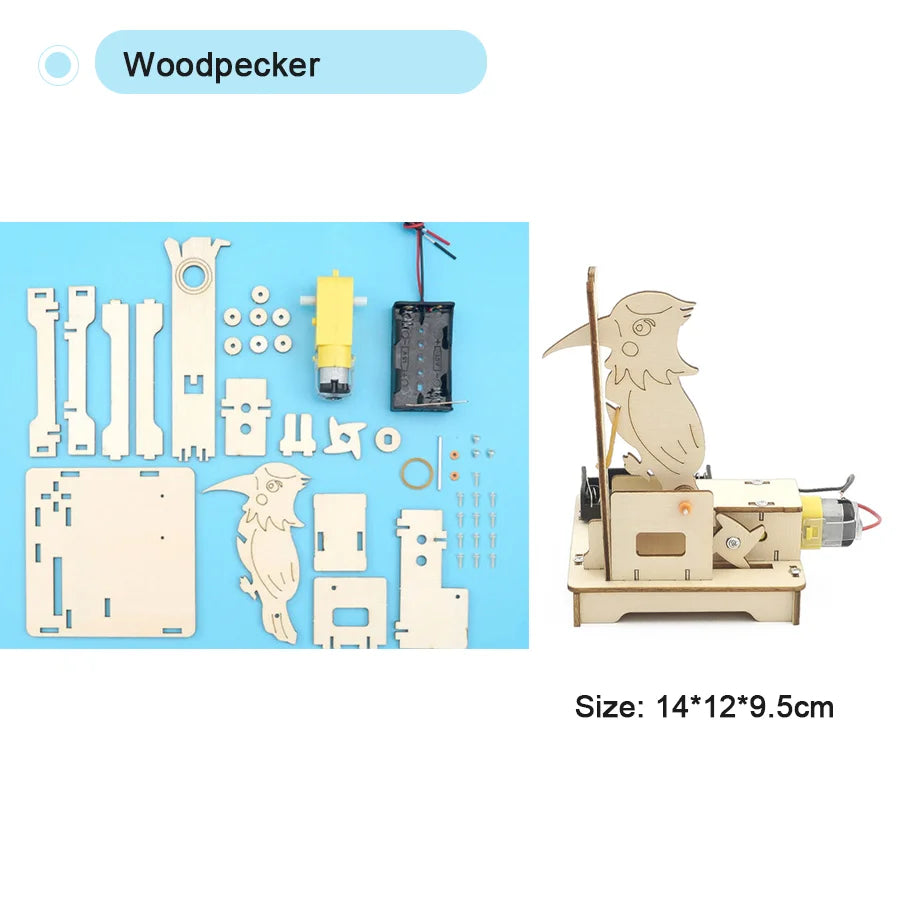 DIY Physical Model Science Experiment Educational Toy Handmade Small Production Assembly Craft Technology Project for School Kid