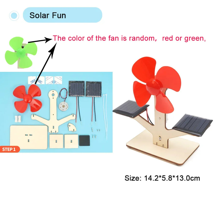 DIY Physical Model Science Experiment Educational Toy Handmade Small Production Assembly Craft Technology Project for School Kid