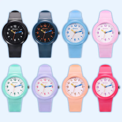 UTHAI CA03 3-12 Year Old Children's Watch Fashion Simple Sports Comfortable Waterproof High Boys Girls Quality Quartz Watches