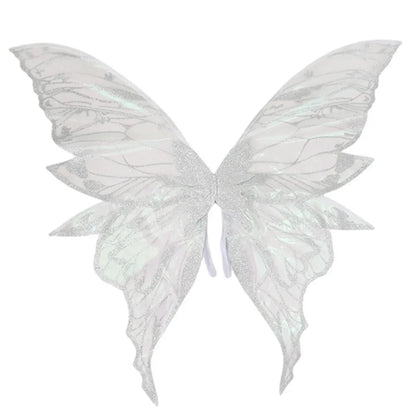 1PC Adults Fairy Wings Girls Sparkling Angel Wings Butterfly Costume Wings Halloween Costume Dress up Party Favor Christmas Gift