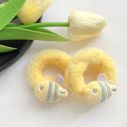 Plush Bear Ear Hairhoop Cartoon Ear Headband Cosplay Costume Halloween Party Lovely Headdress Adult Kids Funny Barrettes