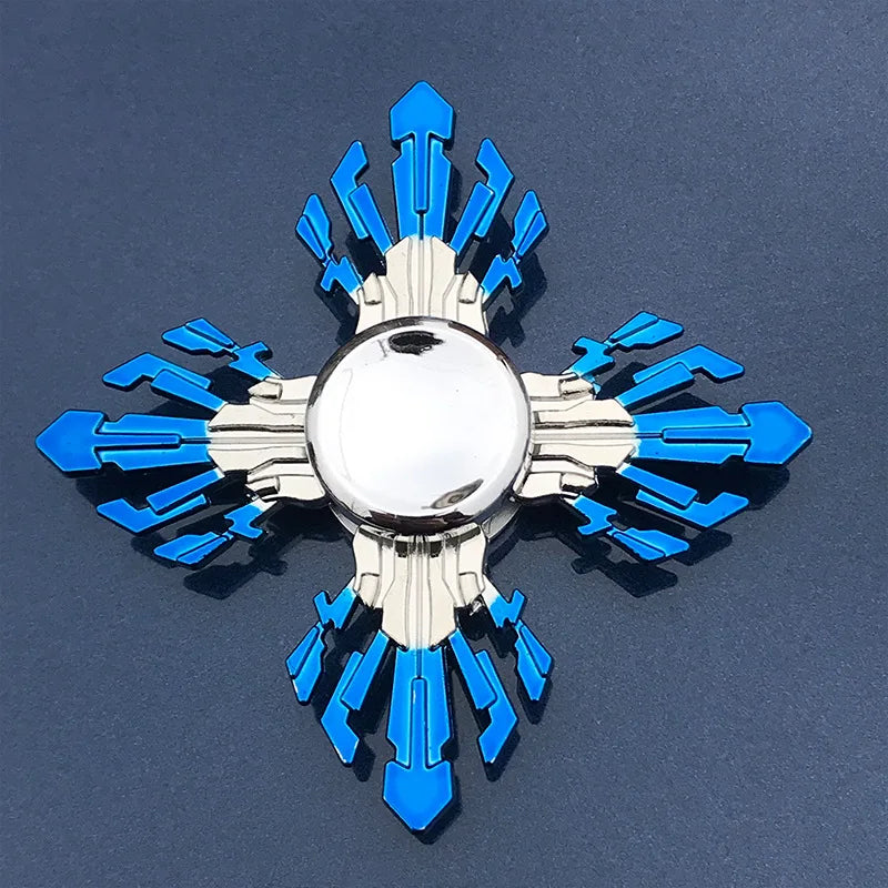 Colorful Figdet Spinner Zinc Alloy Smooth Bearings Anime Game Hand Spinner Stress Relief Fingertip Gyro Toys For Adult Gifts