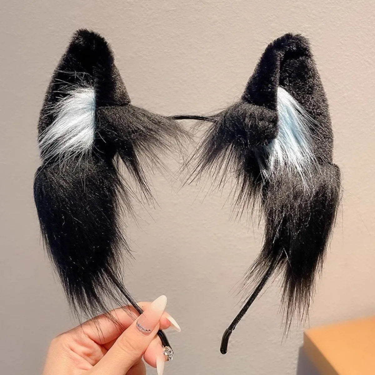 1pcs Cat ear headband Cute plush hairband Holiday dress up Christmas animal Ear hoop Children's hair accessories