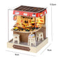 Mini Doll House DIY 3D Puzzle Assembly Building Model Toys Home Bedroom Decoration With Furniture Wooden Craft Gifts DollHouses
