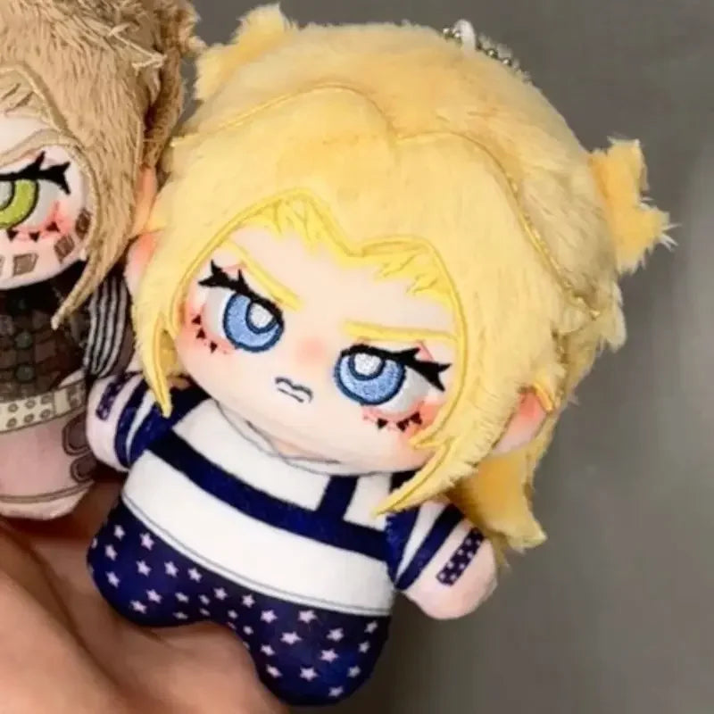 10cm Jo Jo Anime Cosplay Halloween Xmas Role Cute Jonathan Joestar Attributes Doll Plush Stuffed Toy Cute Puppet Mascot Gifts