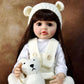 Lifelike Reborn Dolls Realistic Full Silicone Baby Bebe Vinyl 50CM Newborn Girl Doll Princess Toddler Toy Gift