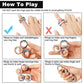Magnetic Rings Fidget Toy Set Adult Fidget Magnets Spinner Rings Fidget Pack Great Gift for Adults Teens (3PCS)