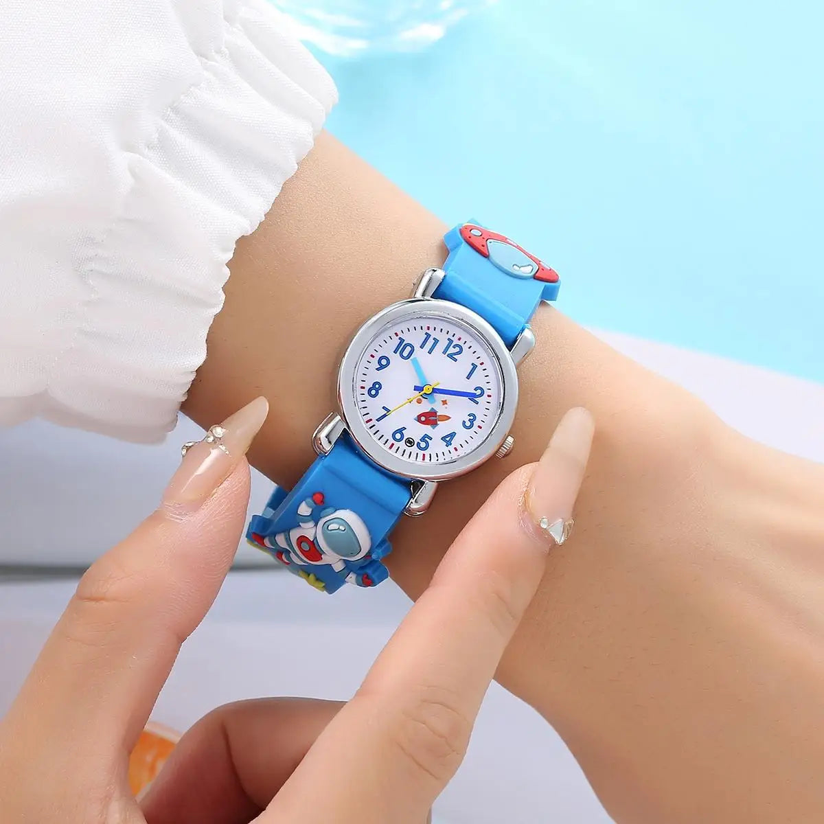 New Student Children's Cartoon Astronaut UFO Astronaut Quartz Watch