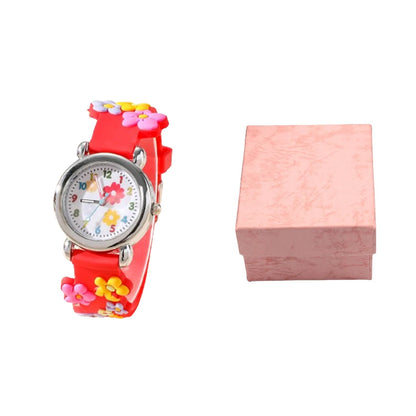 Adorable Kids' Cartoon Watch Set - Wrist Watches with Colorful Designs and Easy-to-Read Face - Perfect Gift for Children