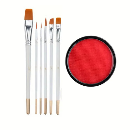 30G Water Solubility Monochromatic Body Paint Black And White Makeup Face Paint Halloween Party Waterproof Makeup Body Painting