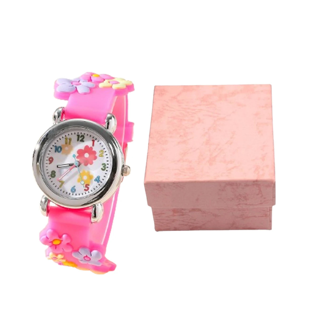 Adorable Kids' Cartoon Watch Set - Wrist Watches with Colorful Designs and Easy-to-Read Face - Perfect Gift for Children