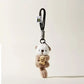 ZAKOL Cute Otters Holding Fish Plush Pendant Keychain Backpack Keyrings Pendant Bag Key Wallet Pendant Wholesale