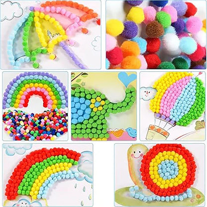 Mini Fluffy Soft Pom Poms Pompoms Ball,Handmade Craft Toys,Wedding Christmas Decor,DIY Sewing Supplies,8mm,10mm,15mm,20mm,30mm