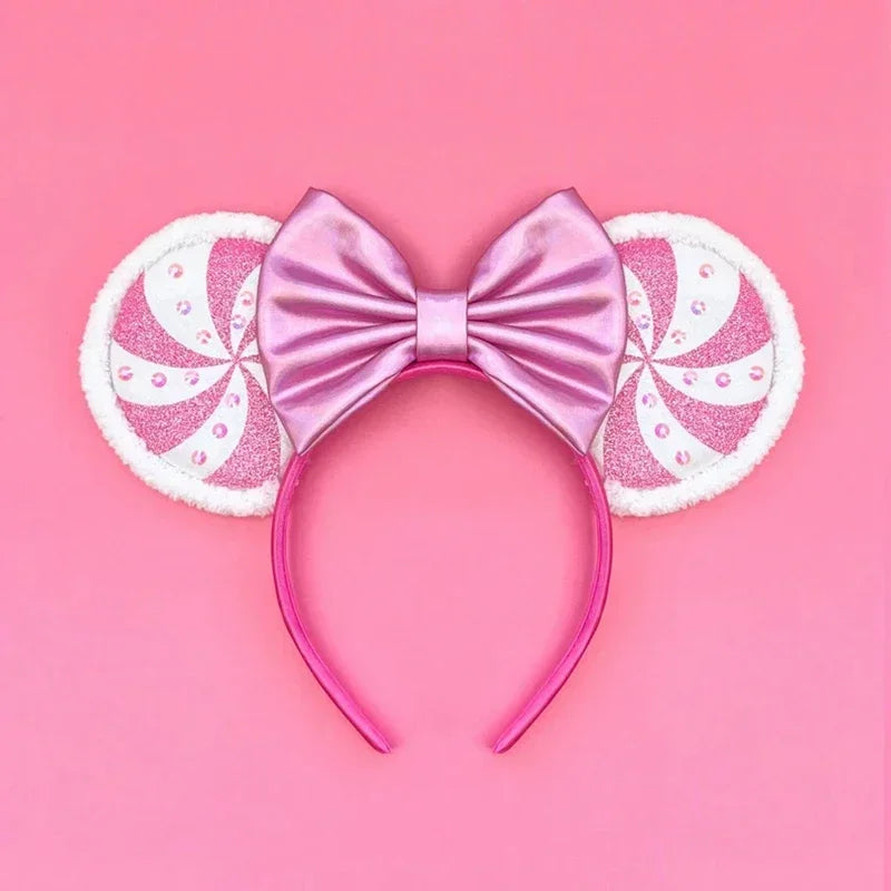 Disney Halloween Ear Headbands For Adults Kids Cosplay Bat Skeleton Maleficent Hairband Girls Ghost Women Party Hair Accessories
