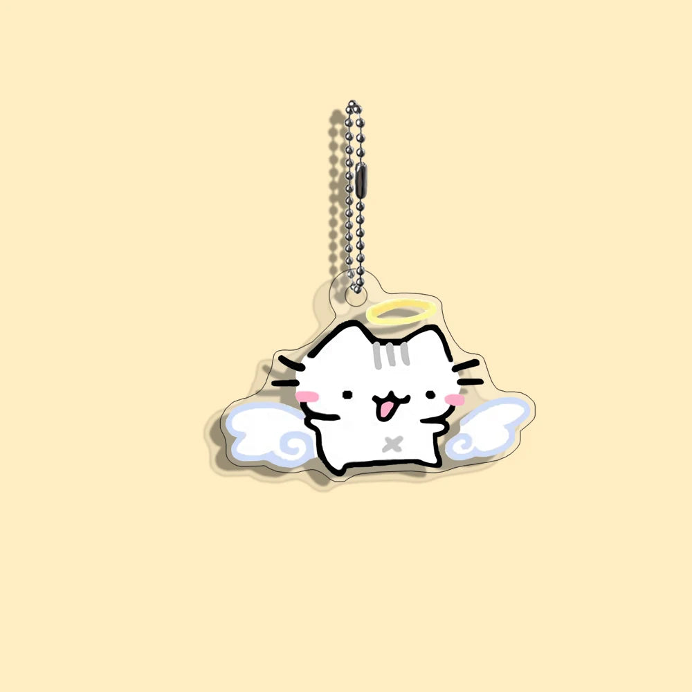 Funny Cat Character Keychain Student Gift Bag Women's Bag Cute Things Gift For Best Friends Wholesale Gifts Kitty
