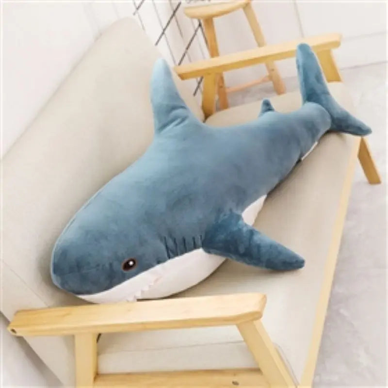 Shark Soft Stuffed Toys Sea Animal Accompany Pillow Plushies Animal Doll For Children Boys Gifts Birthday Party Decor