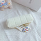 Kawaii Pencil Case Creative Pillow Bag Large Capacity Short fluff Bag for Girls School Supplies Stationery Box Cosmetic Bag