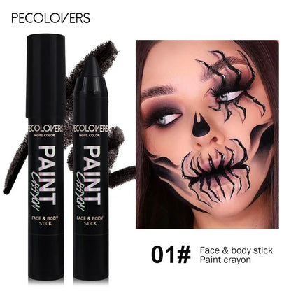 Body Painted Pen, Face Paint, Waterproof and Sweat-proof, Long-lasting and Natural, Suitable for Halloween Holiday Makeup