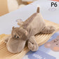 Cartoon Animal Elephant Lion Plush Pen Case For Kid School Season Large Capacity Supplies Stationery Storage Bag For Kid Gift