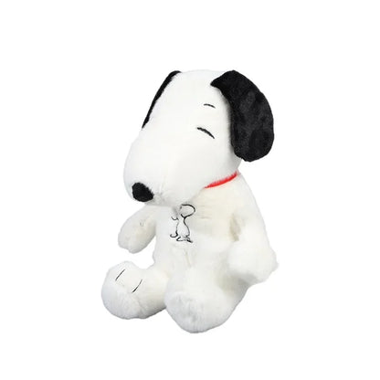 New Baby Breathing Soothing Snoopy white dog Plush Doll Sleeping Companion Music and Light Doll Sensory Stuffed Toy Kid Gifts