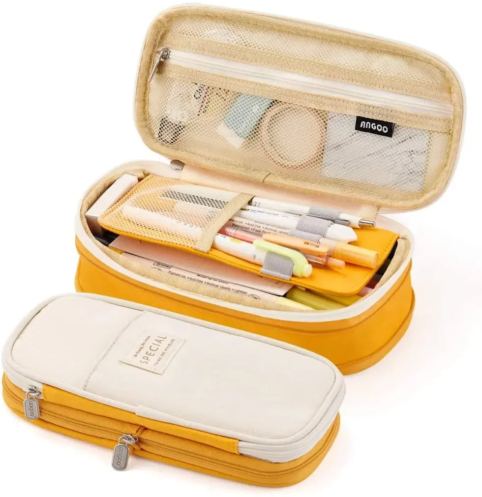Kawaii Pencil Cases Large Capacity Pencil Bag Pouch Holder Box for Girls Office Students Organizer School Stationery Supplies