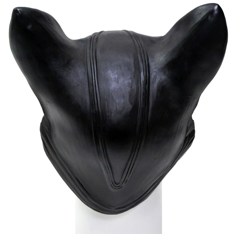 Sexy Cat Woman Selina Kyle Latex Mask Superhero Movie Cosplay Costume Halloween Party Masks