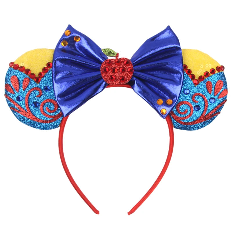 2023 Mouse Ears Headband For Kids Adult Halloween Spider Sequins Bow Hairband Festival Party Cospaly DIY Hair Accessories