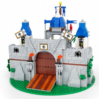 Creative DIY Medieval Roman Knight Castle Building Set Model, Christmas, Halloween and Birthday Gift, Military Collectible Toy