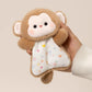 Cute 16cm Plush Companion Doll Capybara Elephant Stuffed Animal Pillow Plush Bear Animal Plush Toy Sleeping Gift