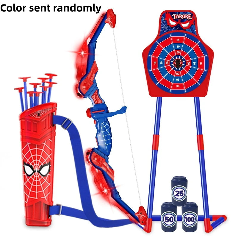 Children's Bow and Arrow Set Archery Toy Set Indoor and Outdoor Toys for Boys and Girls Amusement Equipment Ideal Gift Toys for