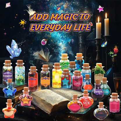 DIY Fairy Magical Potions Kit Halloween Christmas Gifts Witches' Magical Color Changing Potions Art Craft Kit Holiday Gifts