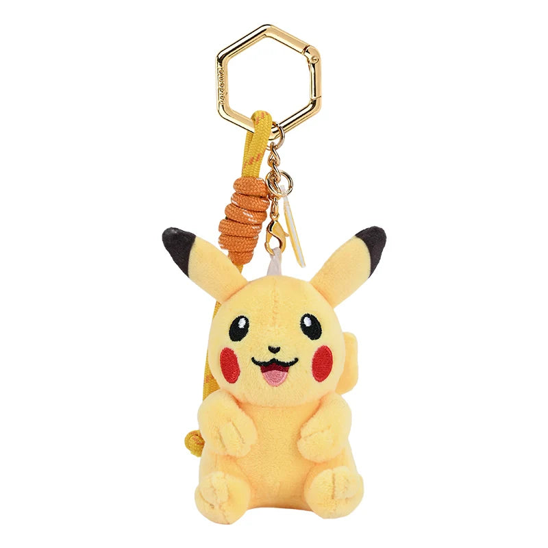 Pokemon Pikachu Mew Squirtle Charmander Kawaii Plush Toy Pendant School Bag Backpack Pendant Key Ring Small Doll Birthday Gift
