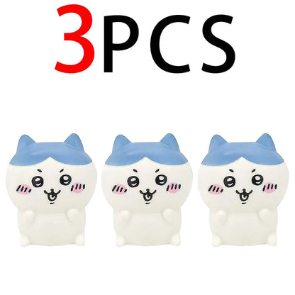 Cute Chikawa Kawaii Bedroom Desktop Decoration Hachiware Usagi Cartoon Vinyl Doll Night Light Luminous Toy Surprise Girl Gifts