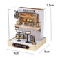 DIY Miniature Doll House 3D Puzzle Small House Assembly Building Model Kit Toys Home With Furniture Lighting Wooden Crafts Gifts