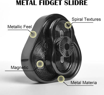 Triangle Spinner Flip Coin EDC Fidget Push Coin Decompression Hand Toy Handle Piece Fidget Spinner Fun Toy