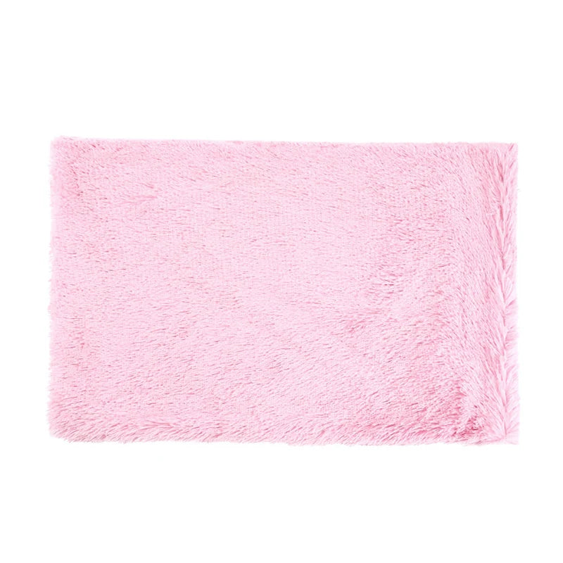 Super Soft Fleece Fluffy Pet Blankets Dog Sleeping MatMattress Extra Warm Pet Cushion for Small Medium Large Dogs & Cats