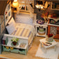 DIY Miniature Dollhouse Kit Assemble Puzzle 3D Wooden House Room Craft With Furniture LED Lights For Friends Birthday Gift Toys