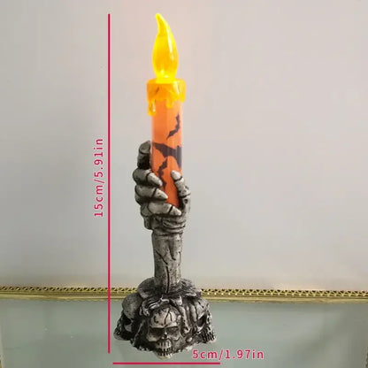 Halloween Led Candles Skeleton Ghost Hands LED Light Happy Halloween Party Home Decoration Supplies Haunted House Horror Props