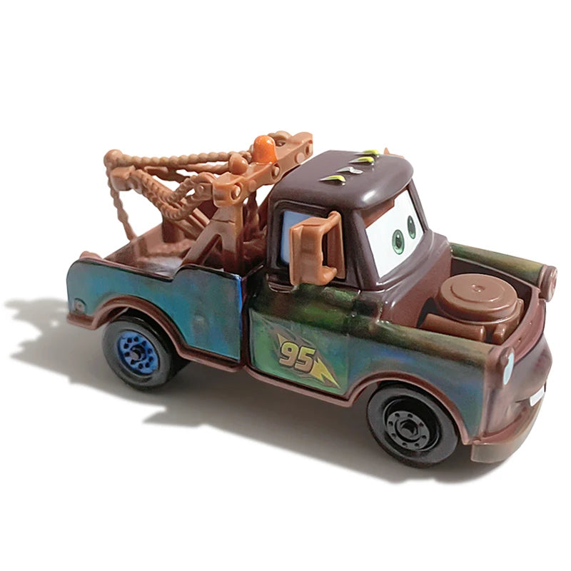 Cars 2 Cars 3 Lightning McQueen Mater Sheriff Flo Ramone Alloy Cars 1:55 Metal Die Casting Model Cars Toys Birthday Gifts
