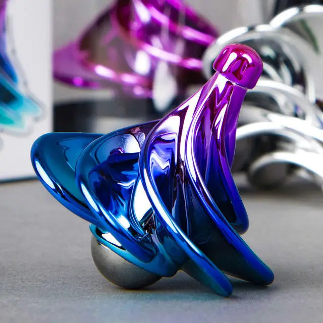 Funny Desk Wind BlowingToy Rotating Pocket Toy Fidget Kinetic Spinner  Adult Stress Relief Toys For Children Birthday Xmas Gift