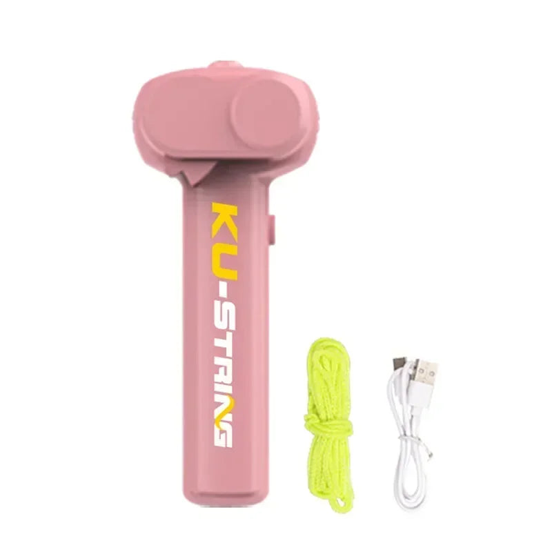 Light Toy String Glow In The Dark String Rope Launcher Luminous Portable Handheld String Stress Relief Toys For Kids Party Gifts