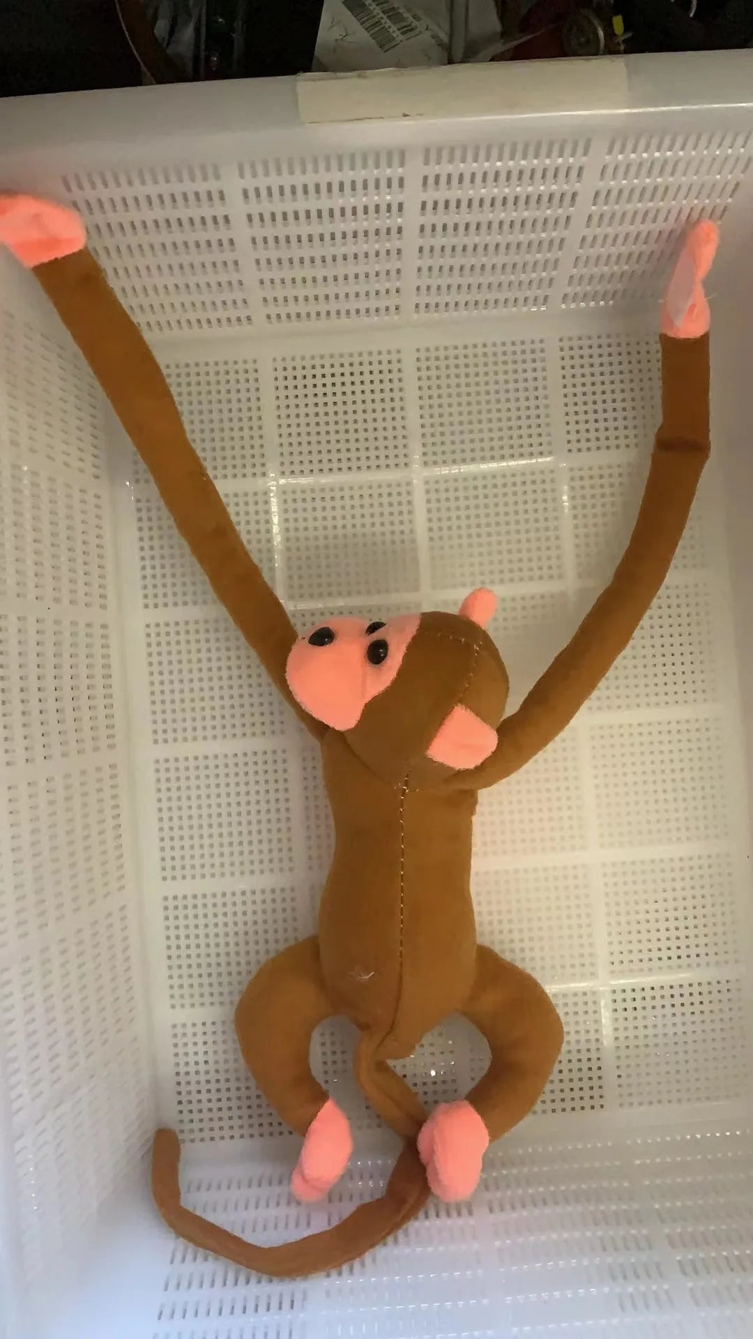 Plush Monkey Toy Stuffed Animal Cute Long Arm Tail Monkey Plush Toy Long Hands Monkey Mascot Room Curtain Decor Kids Toys