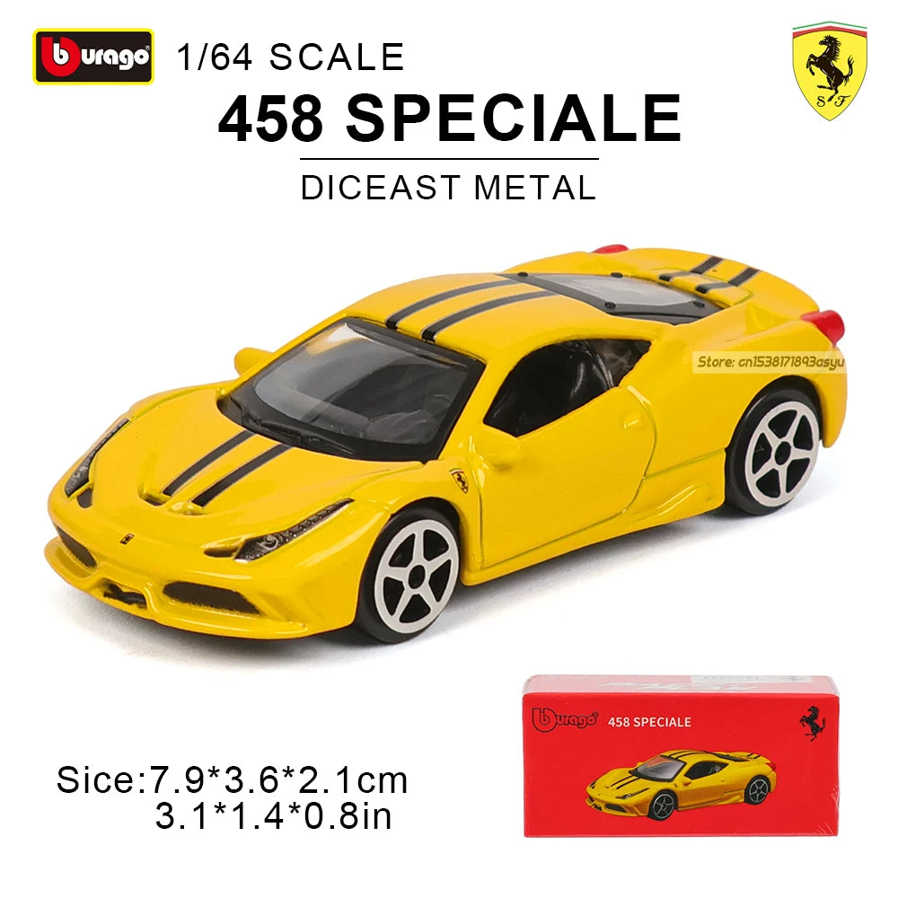 Bburago 1: 64 Ferrari series Multiple choices SP3 812 ENZO F40 F12TDF SF90 458 Car Die Casting Model  Gift Toy