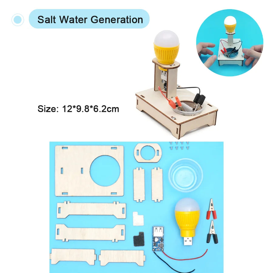 DIY Physical Model Science Experiment Educational Toy Handmade Small Production Assembly Craft Technology Project for School Kid
