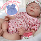Open Mouth & Washable18Inch Pascale Whole Body Solid Silicone Bebe Reborn  Doll 3D Paint & Unpaint Skin Lifelike Newborn Dol