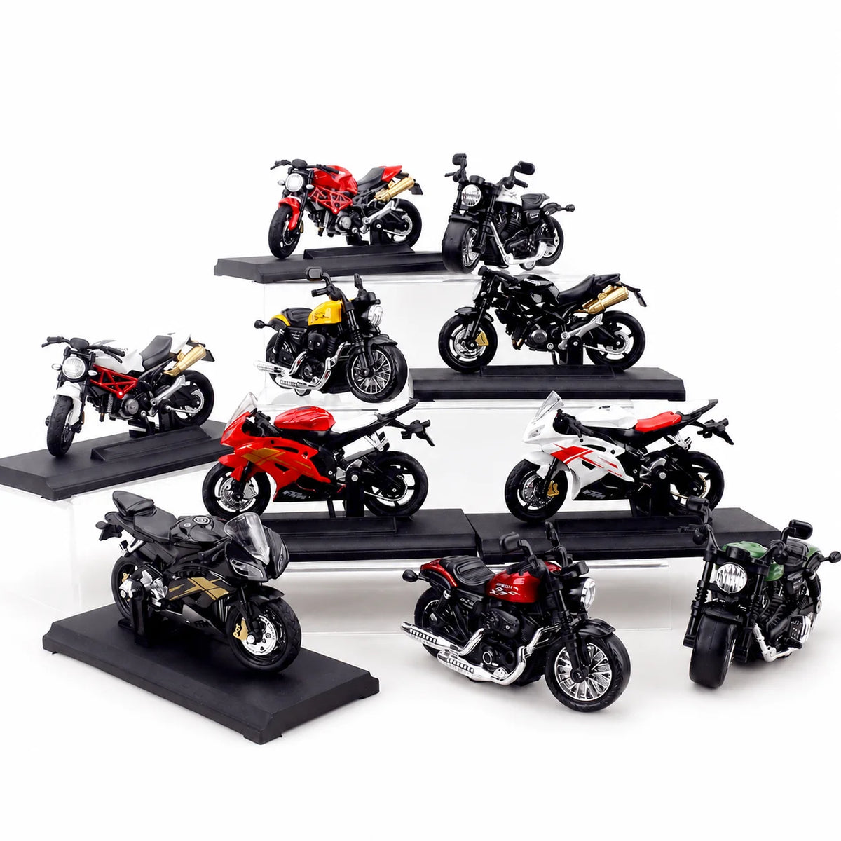 1:18 Ninja Diecast Motorcycle Model Workable Shock-Absorber Toy For Children Gifts Toy Decoration